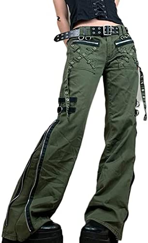zipper bottom goth pants